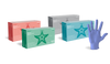 Glove, General Purpose, Nitrile, Poly Coated, Textured, Powder-Free (PF), Small, Lavender Blue (STARFISH)