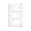 MARKETLAB BOWMAN GLOVE BOX DISPENSERS - Side-Loading Acrylic Glove Dispenser, Triple, 10.125"W x 4.125"D x 16"H, Clear