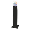 MARKETLAB BOWMAN FLOOR STANDS - Dual-Sided Floor Stand with Sign Holder, 17"W x 17"D x 52.96"H