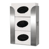 MARKETLAB BOWMAN GLOVE BOX DISPENSERS - Glove Box Dispenser, Triple, Holds Three Boxes of Gloves (Glove boxes no larger than 5.50?W x 10.00?H x 3.75?D (14.0 cm x 25.4 cm x 9.5 cm); Glove boxes no smaller than 4.50?W x 9.00?H x 2.75?D (11.4 cm x 22.9 