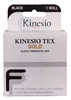 KINESIO TEX GOLD FP TAPE - Gold FP Tape, 2" x 5½ yds, Black, 6 rl/bx  (090309)