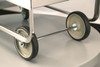 LAKESIDE UTILITY CARTS - STAINLESS STEEL "U" FRAME - Heavy Duty Cart, 2 Shelves, 22 3/8" x 38 5/8" x 37 1/8"H, 21" x 33" Shelf, 21" Clearance