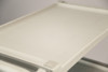 LAKESIDE UTILITY CARTS - PLASTIC - Cart, 3 Shelves, 17 1/8"W x 32½"L x 34 7/8"H, 4" Swivel Casters, Beige, 16" X 24" Shelf, 12 1/8" Clearance