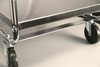 LAKESIDE UTILITY CARTS - STAINLESS STEEL TUBULAR MODEL - Medium Duty Cart, 3 Shelves, 23"W x 36"L x 40 1/8"H, 500 lb Capacity, 5" Swivel Casters, Chrome Plated Legs/ Frame, 21" x 33" Shelf, 10¾" Clearance