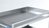 LAKESIDE GUARD RAIL CARTS - Cart, 22 3/8"W x 38 5/8"L x 37¼"H, 700 lb Capacity, 3 Shelves, 5" Swivel Casters, 21" x 33" Shelf, 19 3/8" Clearance
