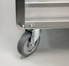 LAKESIDE UTILITY CARTS STAINLESS STEEL ANGLE LEG - Cart, 19"W x 31"L x 34¾"H, 500 lb Capacity, 3 Shelves, 4" Swivel Casters, 18" x 27" Shelf, 9" Clearance