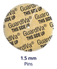 BD GuardIVa™ Antimicrobial Hemostatic IV Dressing, 1"/ 1.5mm, Sterile, 10/bx, 10 bx/cs (Non-Returnable) (Continental US Only) - 1"