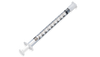 BD Oral Syringe, Clear, 1mL, Tip Cap, 100/bg, 5 bg/cs (Continental US Only) - Clear