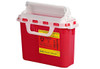 BD Sharps Collector, 5.4 Qt, Next Generation, Counter Balanced Door, Red, 12/cs (Continental US Only) - Red
