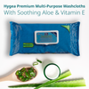 PDI HYGEA® MULTIPURPOSE  WASHCLOTHS Premium Multi-Purpose Washcloths, Solo® Softpak, 60/pk, 6 pk/cs (63 cs/plt) (US Only)