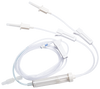 BD Non-Vented Gravity Blood Set, 180 micron Blood Filter, (1) Needle-Free Valve 9" from 2-Piece Male Luer Lock, 104" Length, 30 ml PV, 20/cs (Continental US Only) - 9"