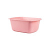 MEDEGEN RECTANGULAR WASH BASIN - Wash Basin, Rectangular, 7 Qt/ 6.6L, Dusty Rose, 50/cs (42 cs/plt)