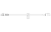 BD Extension Set, (1) Needle-Free Valve, Spin Male Luer Lock, 8.5" Length, 0.93 ml PV, 100/cs (Continental US Only) - 5"