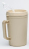 MEDEGEN INSULATED PITCHERS - Pitcher, Lid, Straw & Handle, Ivory, 34 oz, 24/cs (18 cs/plt)