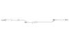 BD Gravity Set, Includes: Check Valve, Roller Clamp, (2) SmartSite Needle-Free Valves 4", 78" from Fixed Male Luer Lock, 10 drops/L, 104", 23 ml PV, Sterile, 100/cs (Continental US Only) - 4"