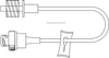 BD Q-Syte™ Needle-Free Connector with 6" Rightbore Extension Set and Spin Nut, 50/cs (Continental US Only) - 6"