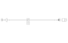 BD Smallbore Extension Set, Slide Clamp, Spin Male Luer Lock, Not Made with DEHP, 6" Length, 0.3 ml PV, Sterile, 100/cs (Continental US Only) - 6"