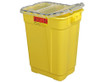 BD Sharps Collector, 17 Gallon, Hinged Top Gasketed, Yellow (not autoclavable), 5/cs (Continental US Only)