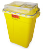 BD Sharps Collector, 19 Gallon, Slide Top Gasketed, Yellow (not autoclavable), 5/cs (Continental US Only)