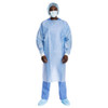 HALYARD IMPERVIOUS COMFORT GOWN - Impervious Gown, Knit Cuffs, Blue, Open Back, XX-Large, 100/cs (US Only)