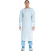HALYARD IMPERVIOUS COMFORT GOWN - Impervious Gown, Thumbhooks, Blue, Open Back, XX-Large, 100/cs (US Only)