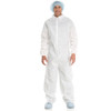 HALYARD PROTECTIVE COVERALL - Extra Protective Coverall, Elastic Wrist & Cuff, White, X-Large, 24/cs (US Only)