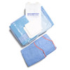 HALYARD ORTHO PACK - Orthoarts Hip Pack with Pockets Includes: Large Drape, Impervious Split Drape, Orthoarts Hip Drape, Mayo Stand Cover, Impervious Stockinette, Back Table Cover, Ultra Surgical Gown with Towel, (2) Ultra Zoned Impervious Gowns with