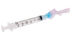 BD Syringe with Eclipse™ Needle, 3 ml, Luer Lock, 23G x 1.5", RB, Thin Wall, 50/pk, 6 pk/cs (Continental US Only) - 23G, 5"