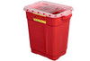 BD Sharps Collector, 9 Gal, Slide Top Gasketed, Red, 8/cs (Continental US Only) (Item is on allocation. Supplies may be limited or there may be longer than normal lead times) - Red