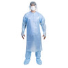 HALYARD LAMINATED COMFORT GOWNS - Laminated Comfort Gown, With Thumbhooks, Blue, Large, 100/cs (US Only)