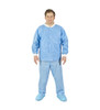 HALYARD PROTECTIVE LAB JACKET - Protective Lab Jacket, Medium Weight, SMS, Medium, Blue, 25/cs (US Only)