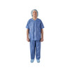 HALYARD SCRUB SUIT - Scrub Shirt, Blue, Large, 48/cs (US Only)