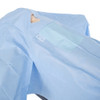 HALYARD DRAPES - Thyroid Drape, 100" x 72" x 124", Custom, 15/cs (US Only)