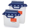 BD Sharps Collector, 5.4 Qt, Pharmacy Dual Opening Hinged Top, 50% Recycled Plastic, 20/cs (Continental US Only)