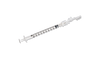 BD SAFETYGLIDE™ Syringe, 1mL, 27G x 5/8" Subcutaneous Needle, Regular Bevel, 50/bx, 8 bx/cs (Continental US Only) - 27G, 5/8"