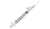 BD Syringe, 3mL, 25G x 1" Regular Bevel Needle, 50/bx, 400/cs (Continental US Only) - 25G, 1"