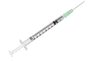 BD Tuberculin Syringe, 1mL, Detachable Needle, Slip Tip, 21G x 1", 100/bx, 8 bx/cs (Continental US Only) - 21G, 1"