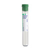 BD Plastic Tube, Conventional Stopper, 16mm x 100mm, 10.0mL, Green, Paper Label, Lithium Heparin (bxray coated) 150 Ubx Units, 100/pk, 10 pk/cs (Temp Sensitive; Non-Returnable) (Continental US Only) - Green