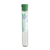BD Plastic Tube, Conventional Stopper, 16mm x 100mm, 10.0mL, Green, Paper Label, Sodium Heparin (bxray coated) 150 Ubx Units, 100/pk, 10 pk/cs (Temp Sensitive; Non-Returnable) (Continental US Only) - Green