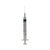 EXEL LUER LOCK SYRINGE WITH NEEDLE Syringe & Needle, Luer Lock, 3cc, Low Dead Space Plunger, 23G x 1", 100/bx, 10 bx/cs (36 cs/plt)