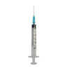 EXEL LUER SLIP SYRINGE WITH NEEDLE Syringe & Needle, Luer Slip, 3cc, Low Dead Space Plunger, 23G x 1", 100/bx, 10 bx/cs