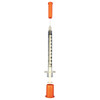 EXEL INSULIN SYRINGE WITH NEEDLE Insulin Syringe & Needle, 29G x ½", 3/10cc, 10/bg, 10 bg/bx, 5 bx/cs