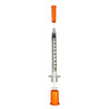 EXEL INSULIN SYRINGE WITH NEEDLE Insulin Syringe & Needle, 31G x 5/16", 1cc, 10/bg, 10 bg/bx, 5 bx/cs