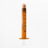 EXEL LUER SLIP SYRINGES Syringe, Luer Lock, 3cc, Low Dead Space Plunger, with Cap, Amber, 100/bx, 10 bx/cs