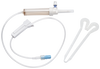 BD Secondary Adminstration Set, Non-Vented, Needle-Free, Valve Bag, Access Port, Low Sorbing Roller, Pinch Clamp, Fixed Male Luer Lock with Hanger, 20 drop/Liter, 31" Length, 8ml Fluid Path, Not Made with DEHP, Sterile, 100/cs (Continental US Only...