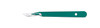 CINCINNATI LANCE™ SCALPELS & HANDLES Scalpel, Stainless Steel, Size 10, Green Handle, Disposable, Sterile, 10/bx