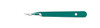 CINCINNATI LANCE™ SCALPELS & HANDLES Scalpel, Stainless Steel, Size 11, Green Handle, Disposable, Sterile, 10/bx