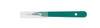 CINCINNATI LANCE™ SCALPELS & HANDLES Scalpel, Stainless Steel, Size 15, Green Handle, Disposable, Non-Sterile, 100/pk