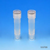 GLOBE SCIENTIFIC GENERAL PURPOSE CENTRIFUGE TUBES & CAPS Microcentrifuge Tube, 1.5 mL, PP, Sterile, Self-Standing Bottom, w/ O-Ring Screw Cap, 1000/cs