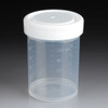 GLOBE SCIENTIFIC LEAK RESISTANT CONTAINERS Leak Resistant Container, 120 mL, PP, 300/cs